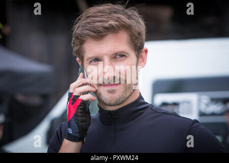 Gwilym Lee, acteur jouant le rôle de DS Charlie Nelson dans Banque D'Images