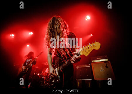 Danemark, copenhague - Octobre 22, 2018. Le groupe de metal américain et paramètre effectue un concert live à l'hôtel Cecil à Copenhague. (Photo crédit : Gonzales Photo - Peter Troest). Banque D'Images