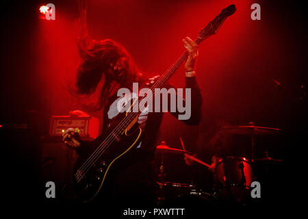 Danemark, copenhague - Octobre 22, 2018. Le groupe de metal américain et paramètre effectue un concert live à l'hôtel Cecil à Copenhague. (Photo crédit : Gonzales Photo - Peter Troest). Banque D'Images