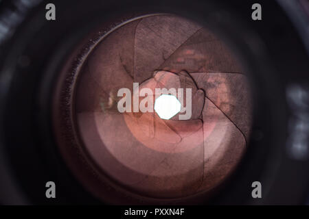 Appareil photo, silhouette, lentilles,photographe Banque D'Images