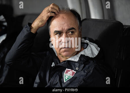 RJ - Rio de Janeiro - 24/10/2018 - South American Cup 2018 - Fluminense vs Nacional - URU - Marcelo Oliveira Fluminense coach au cours de match contre Nacional (URU) au stade de l'Engenhao 2018 Championnat coupe d'Amérique du Sud. Photo : Thiago Ribeiro / AGIF Banque D'Images