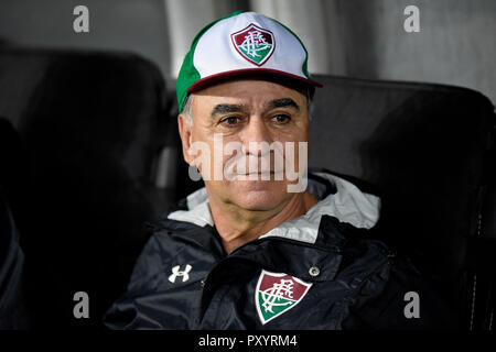 RJ - Rio de Janeiro - 24/10/2018 - South American Cup 2018 - Fluminense vs Nacional - URU - Marcelo Oliveira Fluminense coach au cours de match contre Nacional (URU) au stade de l'Engenhao 2018 Championnat coupe d'Amérique du Sud. Photo : Thiago Ribeiro / AGIF Banque D'Images