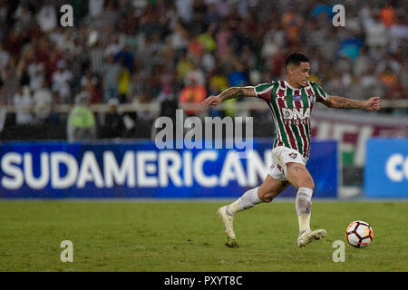 RJ - Rio de Janeiro - 10/24/2018 - South American Cup 2018 - Fluminense vs Nacional - URU - Luciano Fluminense joueur lors d'un match contre Nacional (URU) au stade de l'Engenhao 2018 Championnat coupe d'Amérique du Sud. Photo : Thiago Ribeiro / AGIF Banque D'Images