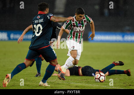 RJ - Rio de Janeiro - 10/24/2018 - South American Cup 2018 - Fluminense vs Nacional - URU - Joueur de Fluminense Danielzinho lors d'un match contre Nacional (URU) au stade de l'Engenhao 2018 Championnat coupe d'Amérique du Sud. Photo : Thiago Ribeiro / AGIF Banque D'Images