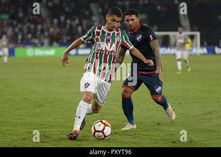 RJ - Rio de Janeiro - 10/24/2018 - South American Cup 2018 - Fluminense vs Nacional - URU - Joueur de Fluminense Danielzinho lors d'un match contre Nacional (URU) au stade de l'Engenhao 2018 Championnat coupe d'Amérique du Sud. Photo : Thiago Ribeiro / AGIF Banque D'Images