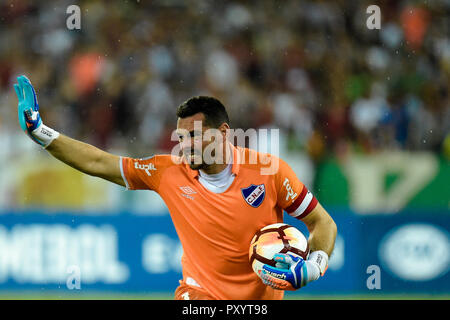 RJ - Rio de Janeiro - 24/10/2018 - South American Cup 2018 - Fluminense vs Nacional - URU - Esteban Conde le joueur de la National (URU) lors de match contre Fluminense dans le stade Engenhao pour le championnat 2018 de la coupe d'Amérique du Sud. Photo : Thiago Ribeiro / AGIF Banque D'Images