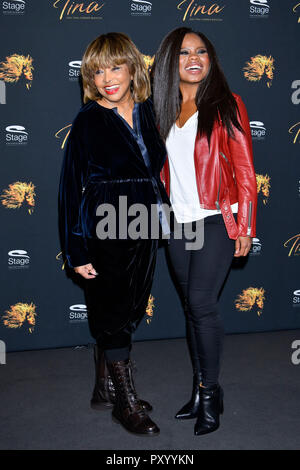 Tina Turner, Kristina actrice Amour Tina-The encore de Tina Turner à la PK et Fotocall pour elle la comédie musicale Tina Tina Turner - la comédie musicale, à l'Hamburg Reeperbahn en mars 2019 en Allemagne, à la Mojo Club Jazz Cafe le Mardi 23.10.2018 à Hambourg | conditions dans le monde entier Banque D'Images