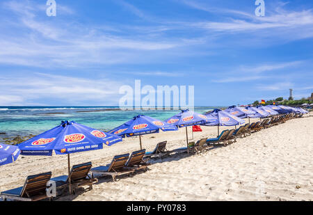 Paysage exotique de Pantai Pandawa Beach sur l'île de Bali en Indonésie Banque D'Images