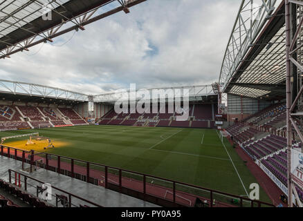 La nouvelle tribune principale, en remplacement de l'Archibald Leitch stand à la mise à niveau complète de Murrayfield et remise à neuf de coeur terrain de football, Édimbourg Banque D'Images