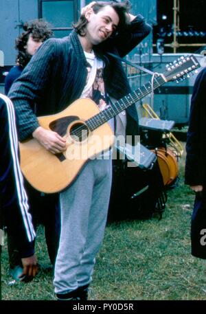 Bob Geldof. Un ancien membre de the Boomtown Rats et organisateur du Live Aid en 1985 qui a soulevé £40m pour la lutte contre la famine en Afrique est actuellement la promotion de sa nouvelle entreprise de faire l'histoire de la pauvreté dans le monde intitulé Live8. L'événement aura lieu à Hyde Park le 2 juillet 2002. De nombreux grands groupes et artistes comme Coldplay et Elton John sont déjà à y assister. Photographié ici au début des années 80. / MediaPunch historique de crédit : Banque D'Images