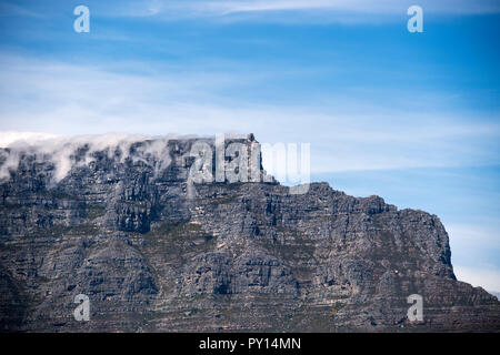 Vue de la Table Mountain à Cape Town, Afrique du Sud Banque D'Images
