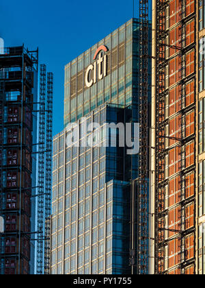 Canary Wharf Tower Citibank Citi East London UK Banque D'Images
