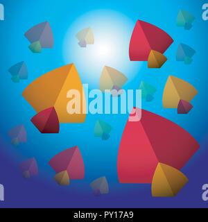 Makar Sankranti. Festival du cerf-volant en Inde. dans le ciel Illustration de Vecteur