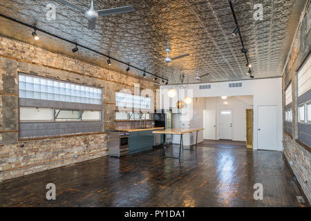 Intérieur résidentiel - Loft Banque D'Images