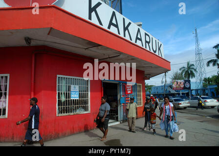 Le roi Kakaruk, Nourriture et boisson, okari sortie Street, Port Moresby, Papouasie Nouvelle Guinée. Banque D'Images