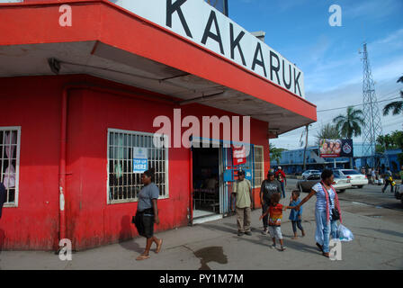 Le roi Kakaruk, Nourriture et boisson, okari sortie Street, Port Moresby, Papouasie Nouvelle Guinée. Banque D'Images