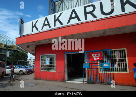 Le roi Kakaruk, Nourriture et boisson, okari sortie Street, Port Moresby, Papouasie Nouvelle Guinée. Banque D'Images