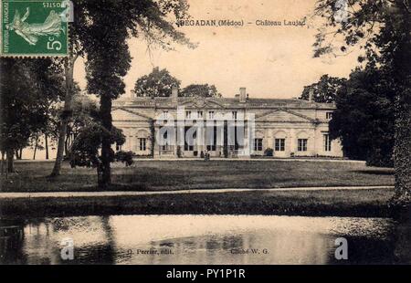 Bégadan - château Laujac 1. Banque D'Images