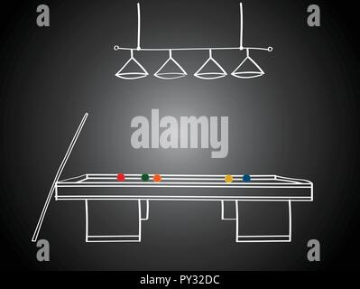 L'illustration présente la piscine. Abstract hand drawn Illustration de Vecteur