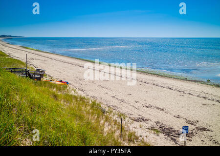 La Plage Marconi à Cape Cod National Seashore, Massachusetts Banque D'Images