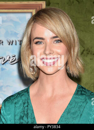 ASHLEIGH BREWER Australian Film actrice au HBO Films' 'My dîner avec Herve' Première Mondiale au studios Paramount le 4 octobre 2018 à Hollywood, Californie. Photo : Jeffrey MJayer Banque D'Images