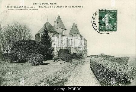 Cabara - château de Blaignac 2. Banque D'Images