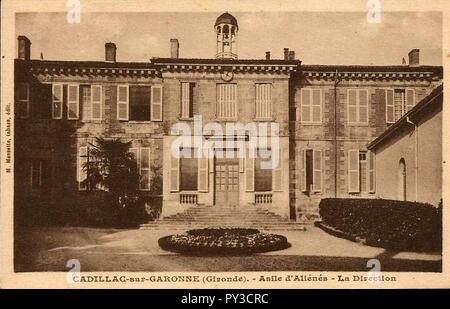 Cadillac-sur-Garonne - asile des aliénés 3a. Banque D'Images