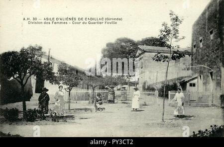 Cadillac-sur-Garonne - asile des aliénés 13. Banque D'Images