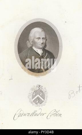 Cadwallader Colden 1688-1776. Banque D'Images