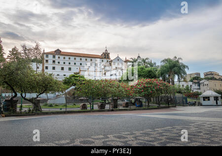 Largo da Carioca et Sao Francisco da Penitencia Église et le couvent de Santo Antonio - Rio de Janeiro, Brésil Banque D'Images