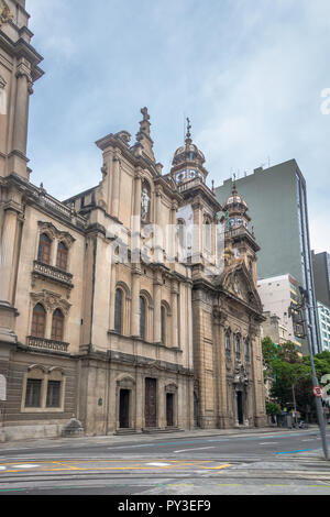Ancienne Cathédrale de Rio de Janeiro - église Notre Dame du Mont Carmel de l'Antique Se - Rio de Janeiro, Brésil Banque D'Images