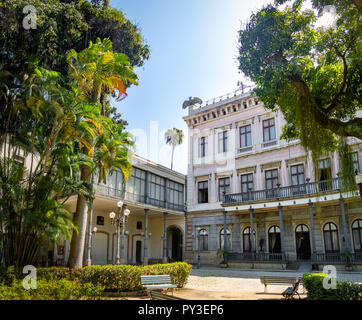 Catete Palace, l'ancien palais présidentiel abrite maintenant le Musée de la République - Rio de Janeiro, Brésil Banque D'Images