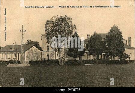 Camiran - Poste et mairie centrale électrique 3. Banque D'Images