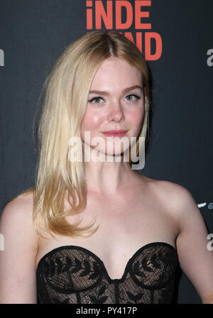 2018 LA Film Festival - 'Galveston' Featuring : Elle Fanning Où : Culver City, Californie, États-Unis Quand : 23 Sep 2018 Credit : FayesVision/WENN.com Banque D'Images