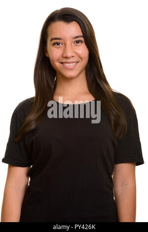 Les jeunes professionnels Caucasian woman smiling at camera Banque D'Images