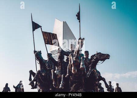 Tes-monument pour la mémoire de la guerre d'indépendance turque Banque D'Images