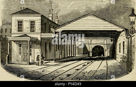 "Les routes et chemins de fer, les véhicules et les modes de déplacement, d'ancien et de moderne pays ; avec des comptes de ponts, tunnels, et des canaux, dans diverses parties du monde ..' (1839) Banque D'Images