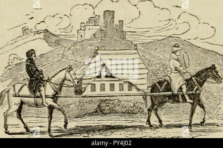 "Les routes et chemins de fer, les véhicules et les modes de déplacement, d'ancien et de moderne pays ; avec des comptes de ponts, tunnels, et des canaux, dans diverses parties du monde ..' (1839) Banque D'Images