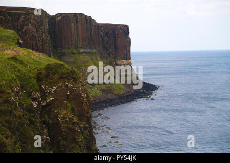 Kilt Rock ou Oban, Ilse de Sky, de l'Écosse. Banque D'Images