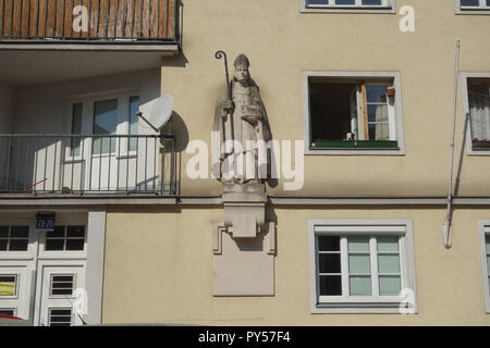 Wien, Gemeindebau der Zwischenkriegszeit, ehemaliges Familienasyl Einsiedlergasse Saint Richard, 9-11, Johann Stöhr Banque D'Images