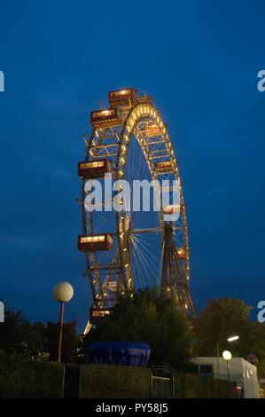 Wien, Prater, Vienne - Riesenrad, Prater, roue géante Banque D'Images