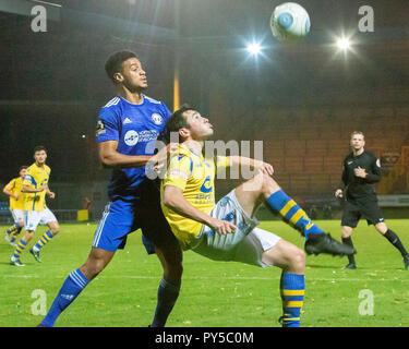 23 octobre 2018 - Halifax Town FC v Warrington Town AFC - FA Cup 4ème tour de qualification replay Banque D'Images