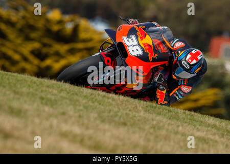 Melbourne, Australie. Vendredi, 26 octobre, 2018. Phillip Island, Australie. Essais libres 2. Bradley Smith, Red Bull KTM Factory Racing Team MotoGP. 12e place. Credit : Russell Hunter/Alamy Live News Banque D'Images