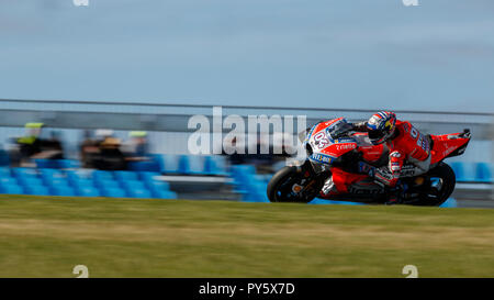 Melbourne, Australie. Vendredi, 26 octobre, 2018. Phillip Island, Australie. Essais libres 2. Andrea Dovizioso, l'équipe Ducati MotoGP. 4e. Credit : Russell Hunter/Alamy Live News Banque D'Images