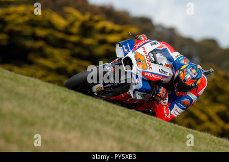 Melbourne, Australie. Vendredi, 26 octobre, 2018. Phillip Island, Australie. Essais libres 2. Jack Miller (Alma Pramac Ducati MotoGP Team). 8e. Credit : Russell Hunter/Alamy Live News Banque D'Images