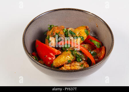 Cuisine géorgienne ojaxuri avec légumes Banque D'Images