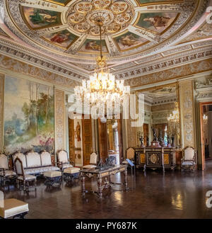 Venetian Room à Catete Palace, l'ancien palais présidentiel abrite maintenant le Musée de la République - Rio de Janeiro, Brésil Banque D'Images