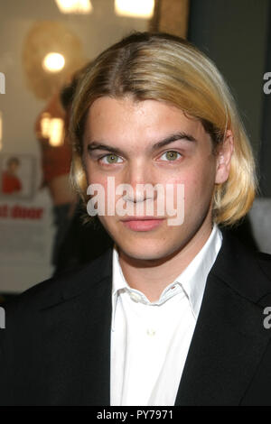 Emile Hirsch 03/04/04 'The Girl Next Door' Premiere @ Grauman's Chinese Theater, du Hollywood Photo de Kazumi Nakamoto/HNW / PictureLux (4 mars 2004) Banque D'Images