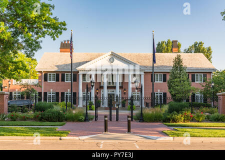 LINCOLN, NEBRASKA - Juillet 10, 2018 : Le Mississippi Governor's Mansion dans le State Capitol building. Banque D'Images