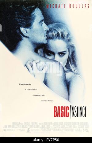 Titre original : BASIC INSTINCT. Titre en anglais : BASIC INSTINCT. Année : 1992. Réalisateur : Paul Verhoeven. Credit : TRI STAR PHOTOS / Album Banque D'Images